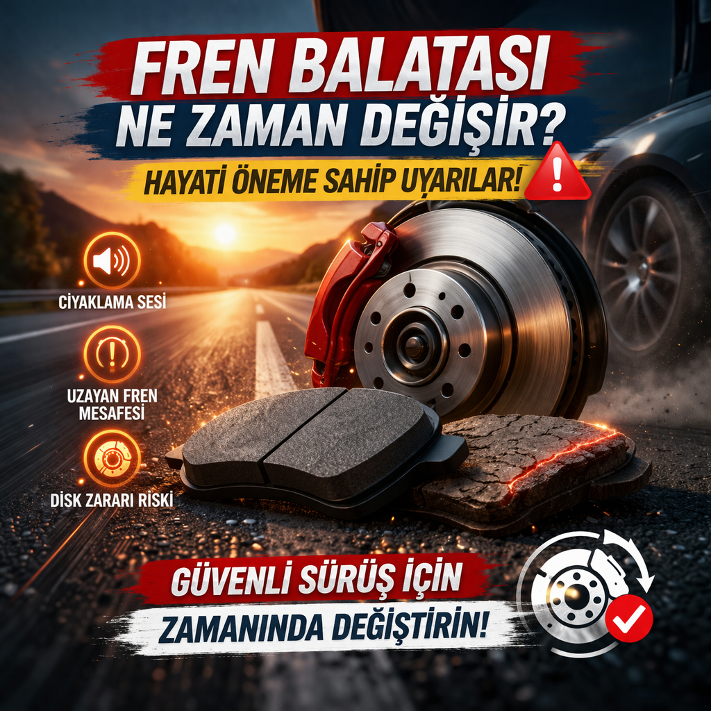 Fren Balatası Ne Zaman Değişir? Hayati Öneme Sahip Uyarılar